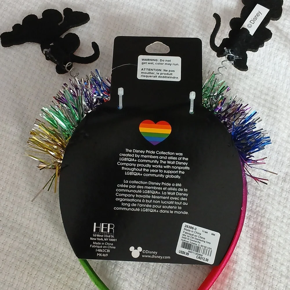 Disney Pride Collection Headbands Lot